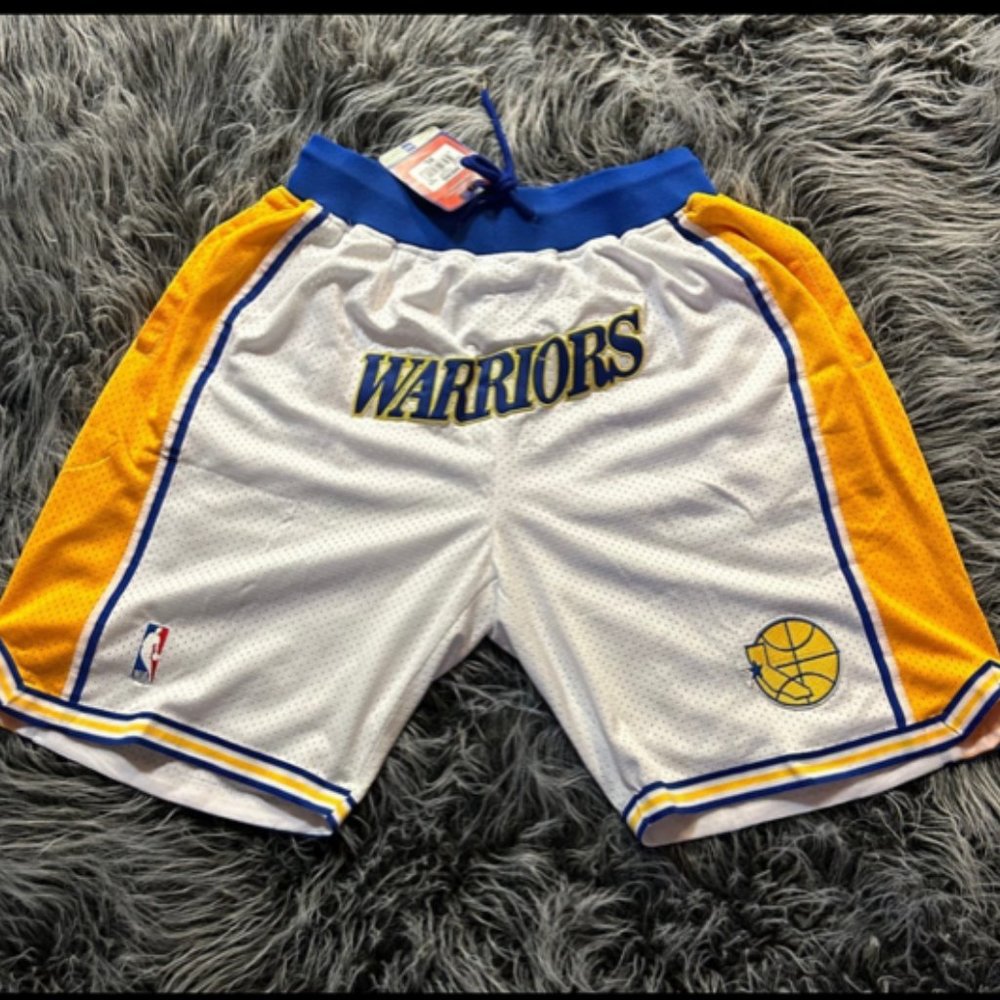 Just Don golden state warriors NBA shorts